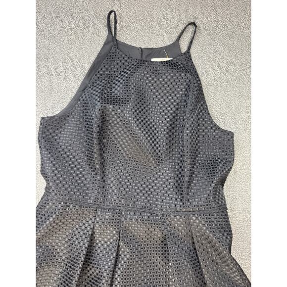 Aiden by Aidan Mattox Dress Black Cocktail Sleeveless Formal High Low Size 12 - Picture 3 of 8